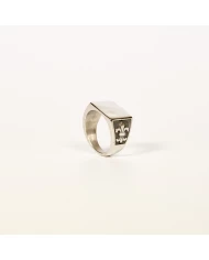 Anillo acero plateado Trival hombre