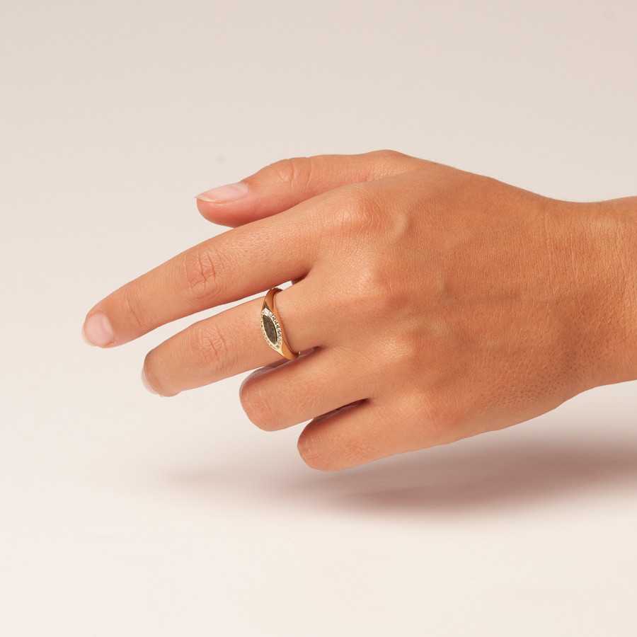 Anillo dorado de acero Cigat Anillo dorado de acero Cigat