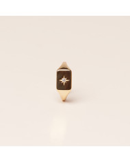 Anillo dorado de acero Vitto