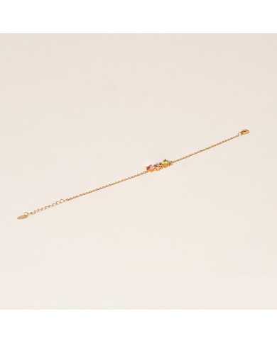 Pulsera Plata dorada Lime G