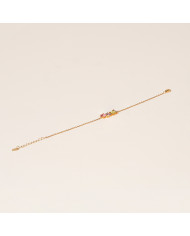 Pulsera Plata dorada Lime G