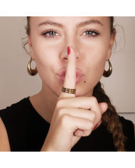 Anillo dorado de acero Yue Anillo dorado de acero Yue