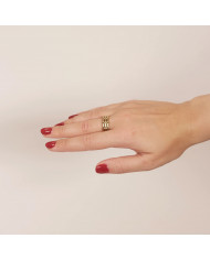 Anillo dorado de acero Yue Anillo dorado de acero Yue