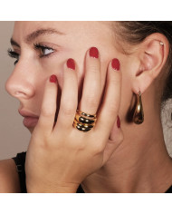 Anillo dorado de acero Geaya Anillo dorado de acero Geaya