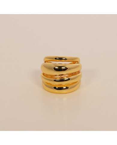 Anillo dorado de acero Geaya