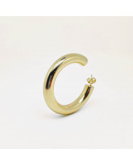 Pendientes acero dorado Martina