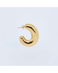 Pendientes acero dorado Norma