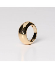 Anillo acero dorado Ope Anillo acero dorado Ope