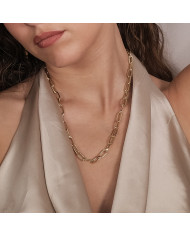 Cadena acero dorado Elsbeth