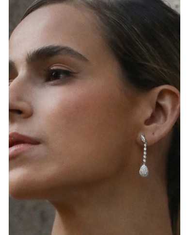 Pendientes plata Sandrine